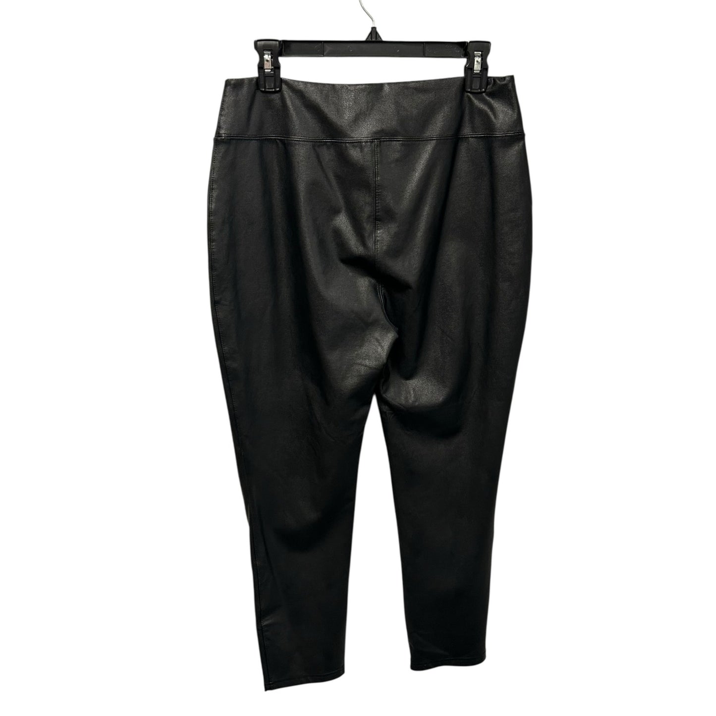 Tuckernuck Black Faux Leather Pull On Ankle Leggings Womens Size XL