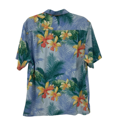 Tommy Bahama Shadows In Paradise IslandZone Camp Shirt Mens Medium