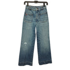 Victoria Beckham Womens High Rise Wide Leg Alina Jeans 25 US 0 Capsule Casual