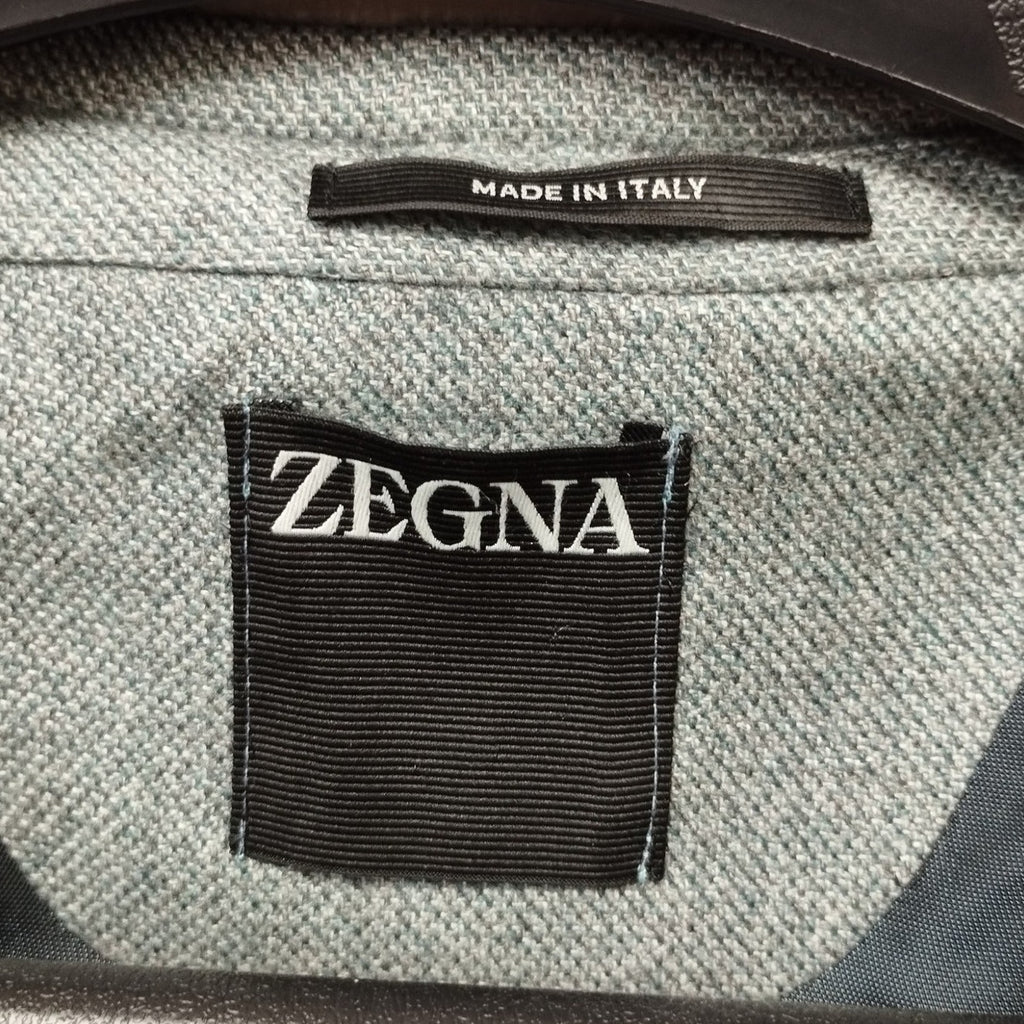 Zegna Mens Cashmere Silk Unstructured Sport Coat Blazer US 50L Luxury Designer