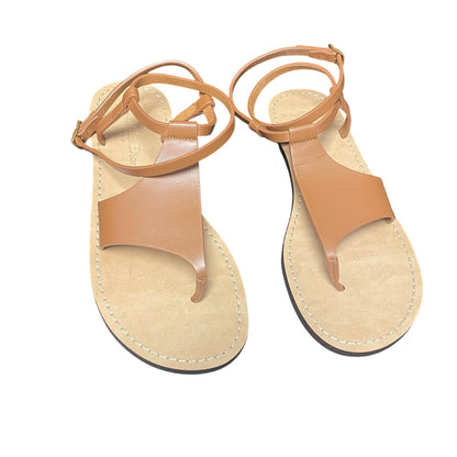 Christian Dior Dior Sun Thong Sandal Tan Leather Strappy Upper Size 39 / US 9