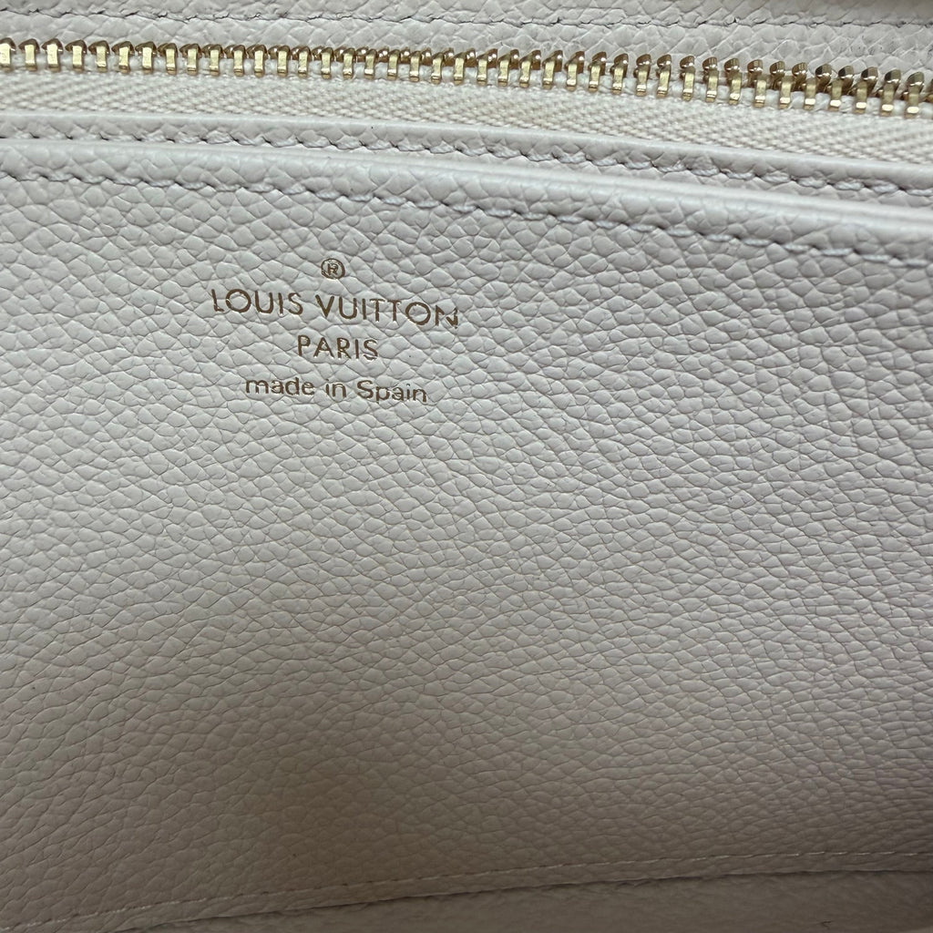 Louis Vuitton Sunrise Aquarelle Zippy Wallet Monogram Empreinte Pink Orange ASIS