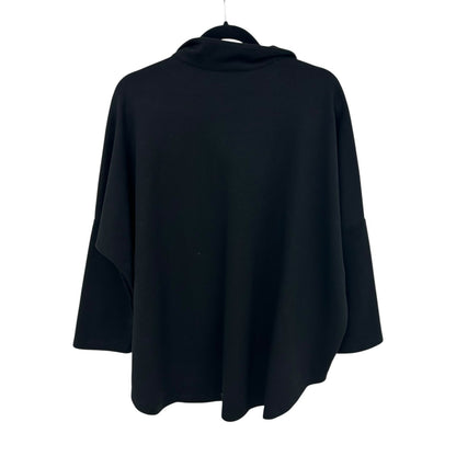 Pomander Place Black Easy Polo Swing 3/4 Sleeve Sweatshirt Womens Size XL / XXL