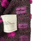 Chanel 2014 Lips Sweater Metallic Mohair Wool Purple Magenta Size 40 / US 8 RARE