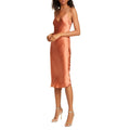 Lagence Womens Jodie Y2K Midi Silk Slip Dress 6 Bias Cut Preppy Coquette Dainty