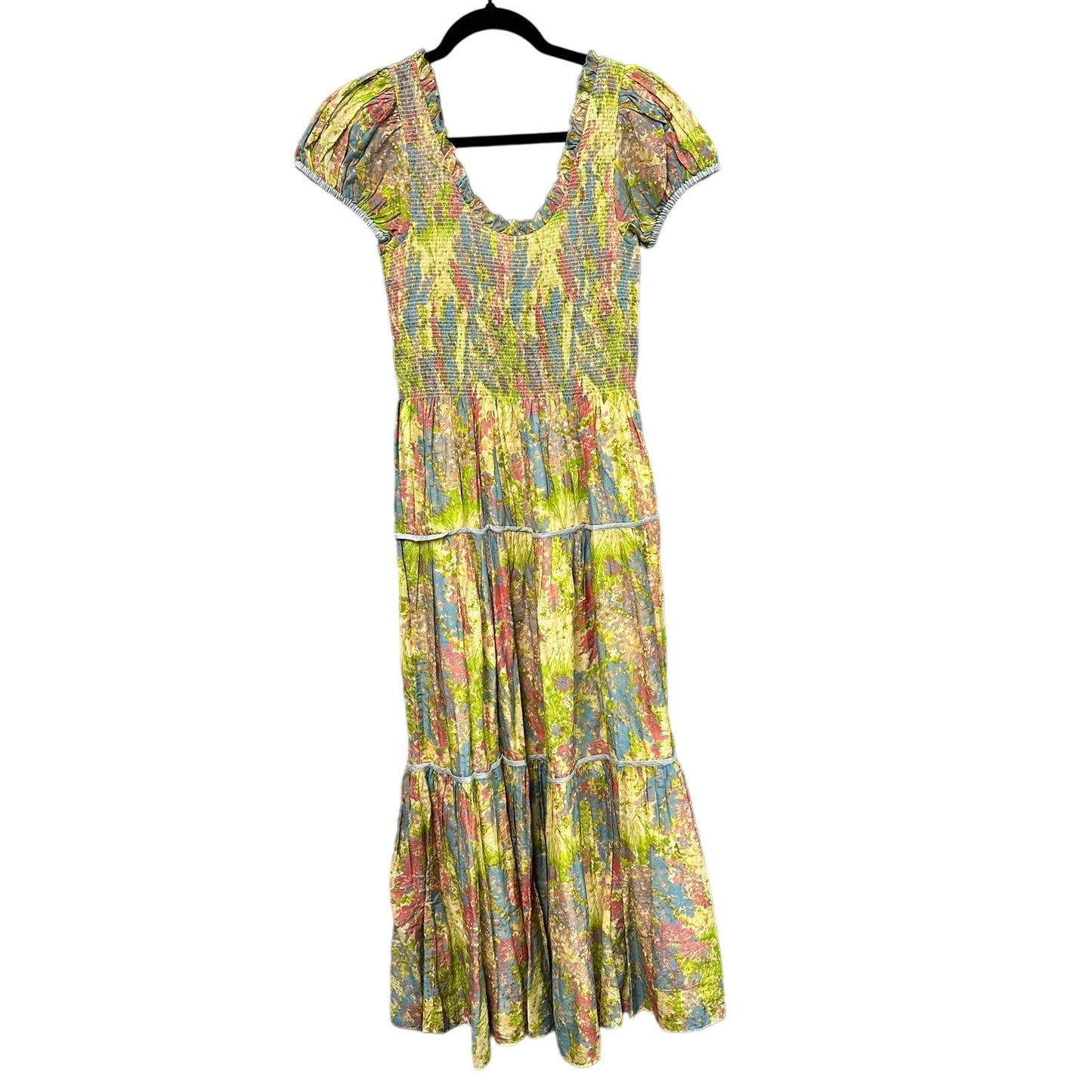 NWT LoveShackFancy Elisabelle Dress Pastel Fields Womens P / US 00