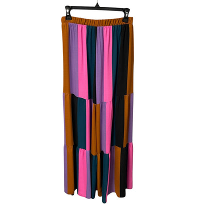 Show Me Your Mumu Multicolor Mezcal Stripe Flare Leg Palazzo Pant Womens Small