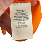 Alice + Olivia Orange Ruffle Short Sleeve Markita Ruffled Tiered Dress Womens 2