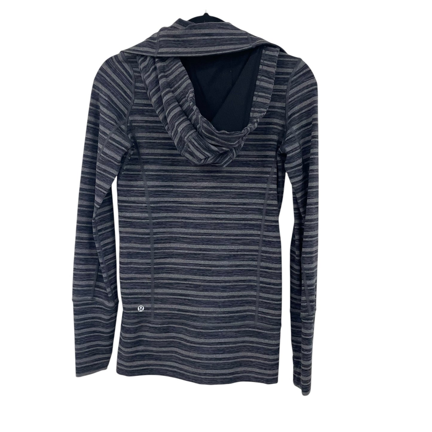 Lululemon Athletica Stride Jacket Black Stripes Galore / Black Womens 4