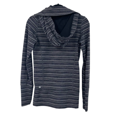 Lululemon Athletica Stride Jacket Black Stripes Galore / Black Womens 4