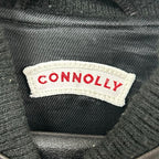 Connolly Black 100% Leather Zip Up Bomber Jacket Mens 48 / US Small
