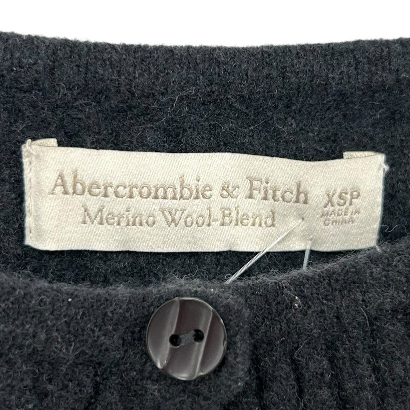 NWT Abercrombie & Fitch Merino Wool Blend Ribbed Sweater Dress Womens Petite XS