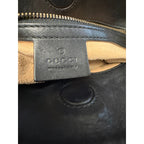 Gucci GG Marmont Black Quilted Leather Handbag Gold Toned Logo Classic Luxury