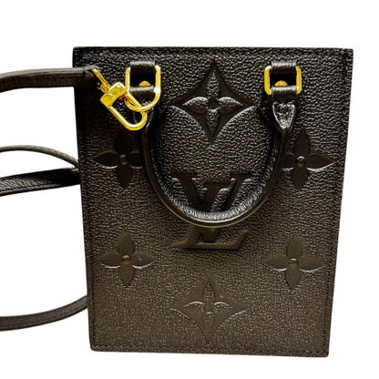 Louis Vuitton Black 2020 Monogram Petit Sac Plat Satchel Purse