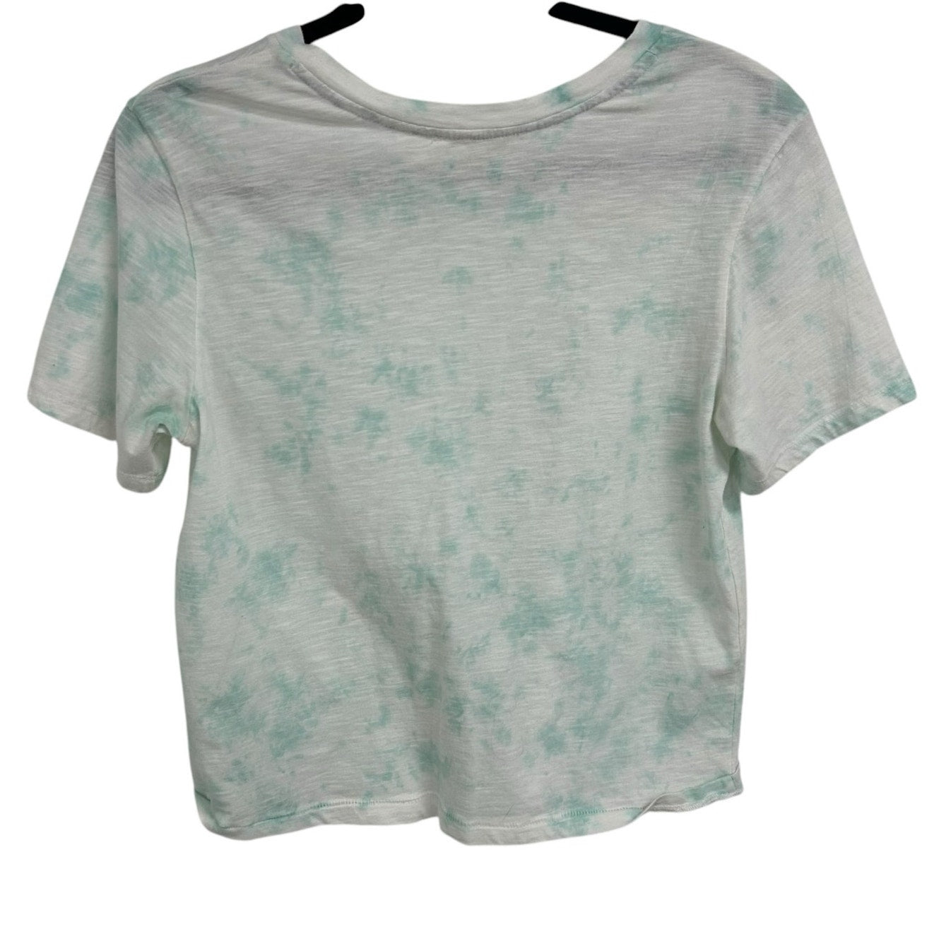LoveShackFancy Rubin Tie Dye Crop Short Sleeve Cotton Tee Womens Small