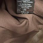 Susan Bender Cropped Leather Moto Jacket Dark Brown Womens Size 4 Neutral Grunge