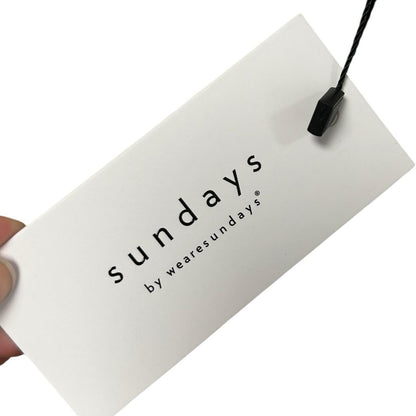 NWT Sundays by wearesundays Natural Waist Tie Knit Tank Tatum Dress Womens XS
