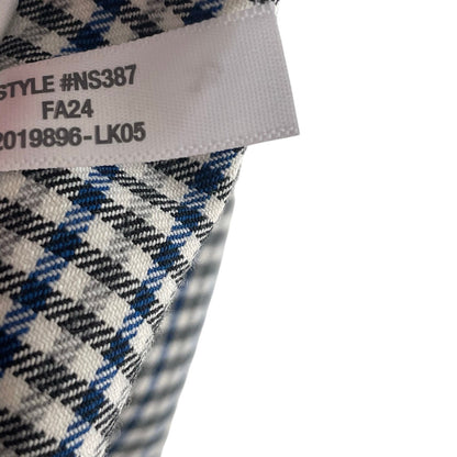 NWT Madewell The Kline Blazer Black Blue White Houndstooth Plaid Womens 0