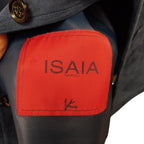 Isaia Napoli Mens Suede Leather Button Up Overshirt Jacket XL Designer Luxury