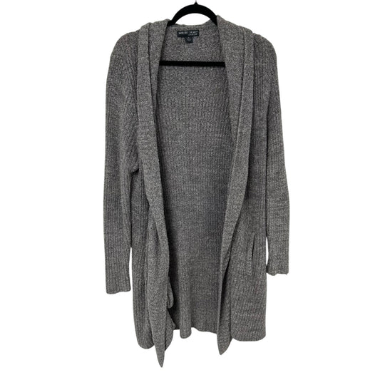 Barefoot Dreams Grey CozyChic Lite Knit Montecito Cardigan Sweater Womens XL