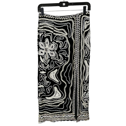 NWT Ulla Johnson Handmade Embellished Silk Blend Adara Midi Skirt Womens 0