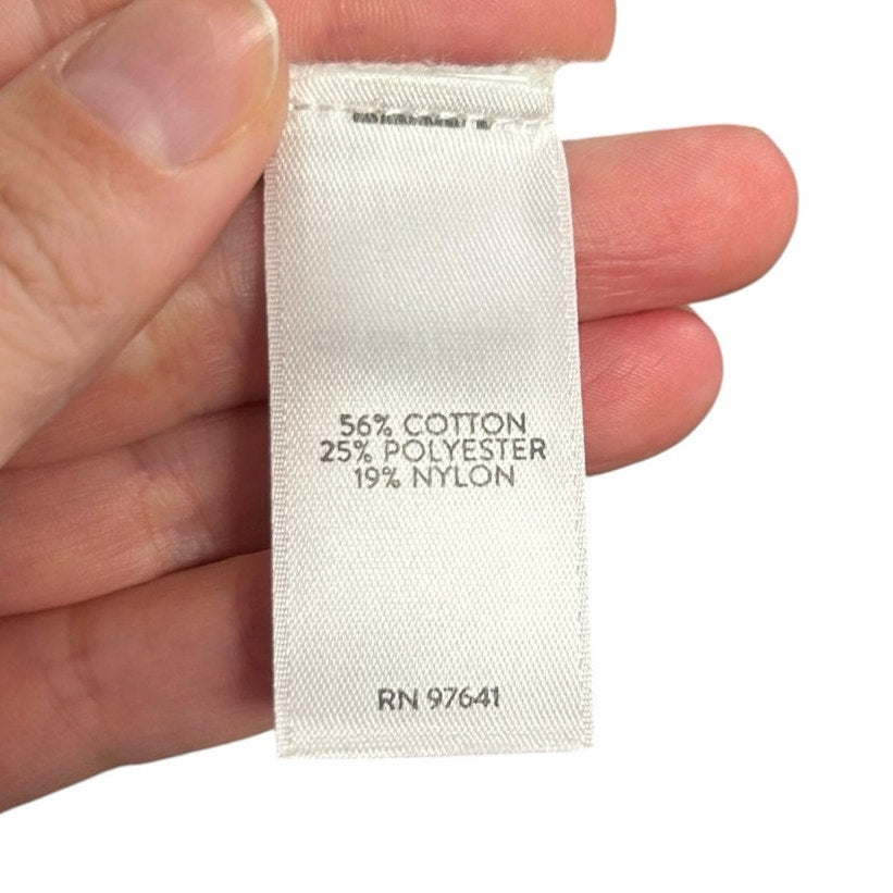 J. Jill Beige Cream Brown Color Block Button Up Cardigan Sweater Womens Large