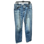 Moussy Vintage Jeans Aquebogue Straight Distressed Button Fly Cotton Womens 29