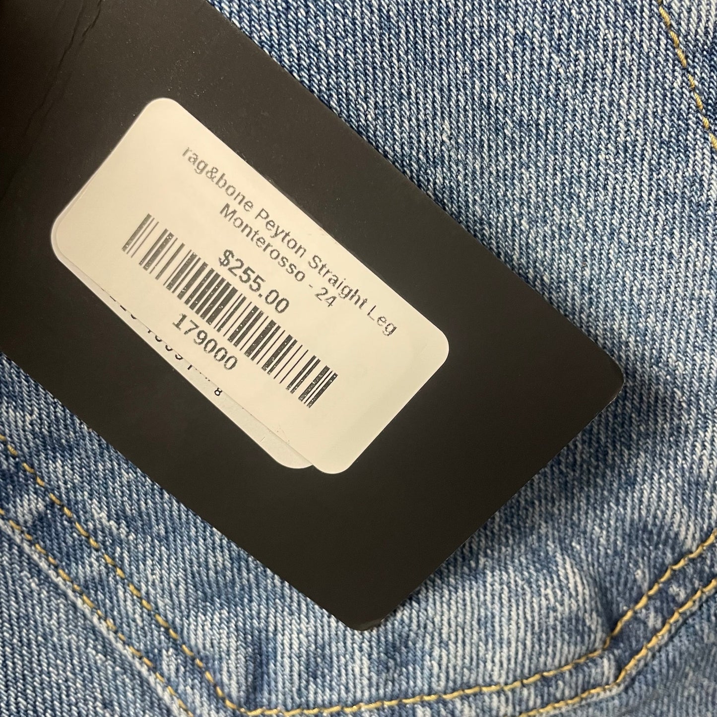 NWT Rag & Bone Peyton Mid Rise Bootcut Jean in Monterosso Wash Womens Size 24