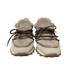Brunello Cucinelli Monili Embellished Sheepskin Shearling Lined Sneakers US 9
