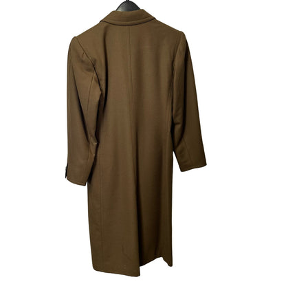 Vintage Yves Saint Laurent 100% Wool Long Puff Sleeve Coat Womens EU 38 / US 8