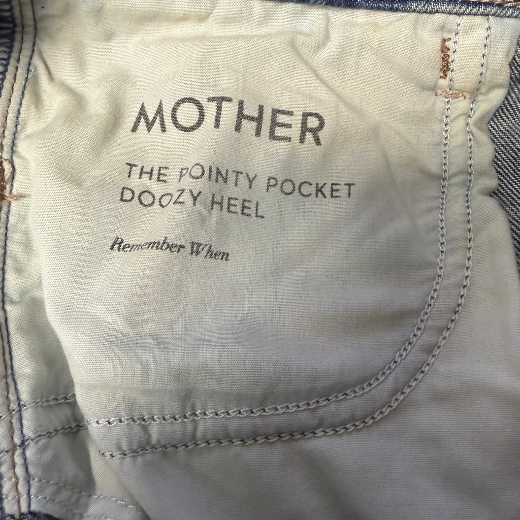 NWT Mother Superior The Pointy Pocket Doozy Heel Remember When Size 25