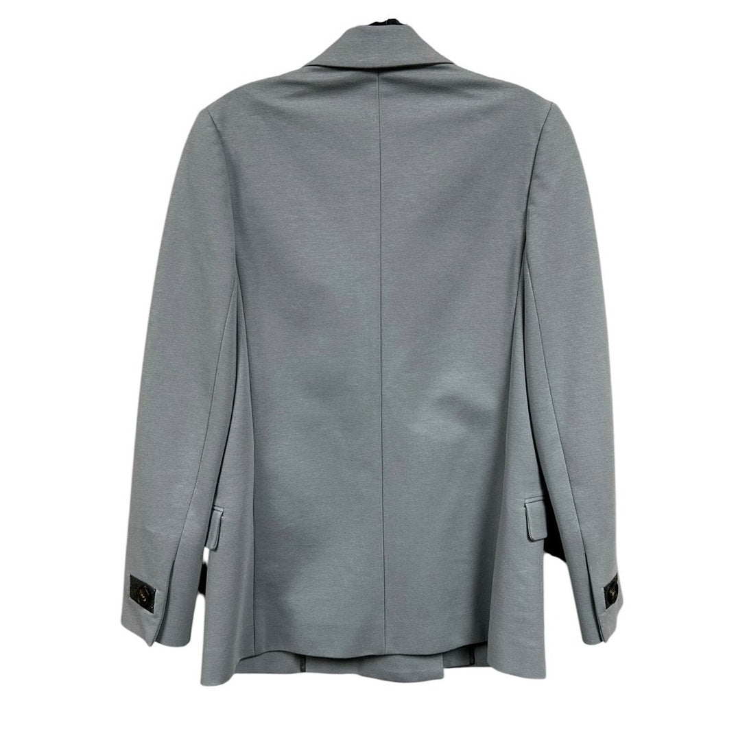 Brunello Cucinelli Light Grey Double Breasted Blazer Womens 38 / US 4 Corpcore