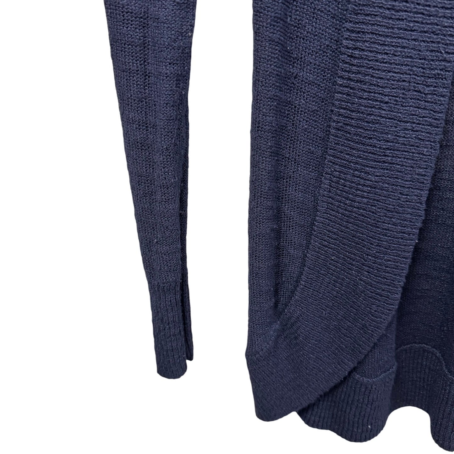 Lilly Pulitzer Open Front Navy Cardigan Sweater Womens XS