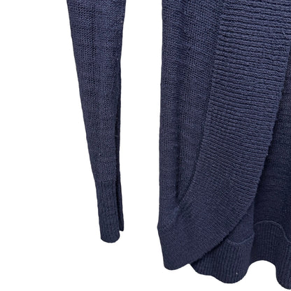 Lilly Pulitzer Open Front Navy Cardigan Sweater Womens XS