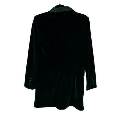 NWT Pomander Place Dark Green Velvet Stacie Mini Dress Womens 6