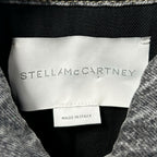 Stella McCartney Grey Wash Hybrid Denim Button Up Tailored Jacket Womens Small