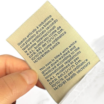 Moncler Glossy Blue Moselotte Padded Puffer Zip Up Hooded Jacket Womens 0