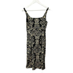 NWT Ulla Johnson Black Flora Natali Tank Sleeveless A Line Midi Dress Womens 2