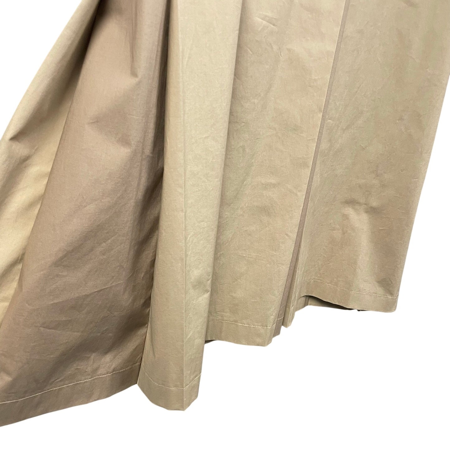 NWT Escada Button Up Cotton Blend Midi Shirt Dress Sand Dune Womens 46 / US 16