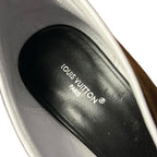 Louis Vuitton Black White Patent Leather Knotted Pump Heels Womens 39 / US 9