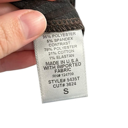 IC by Connie K Collection Orange Brown Cowl Neck Textured Top Womens Size Small