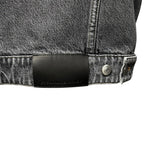 Stella McCartney Grey Wash Hybrid Denim Button Up Tailored Jacket Womens Small