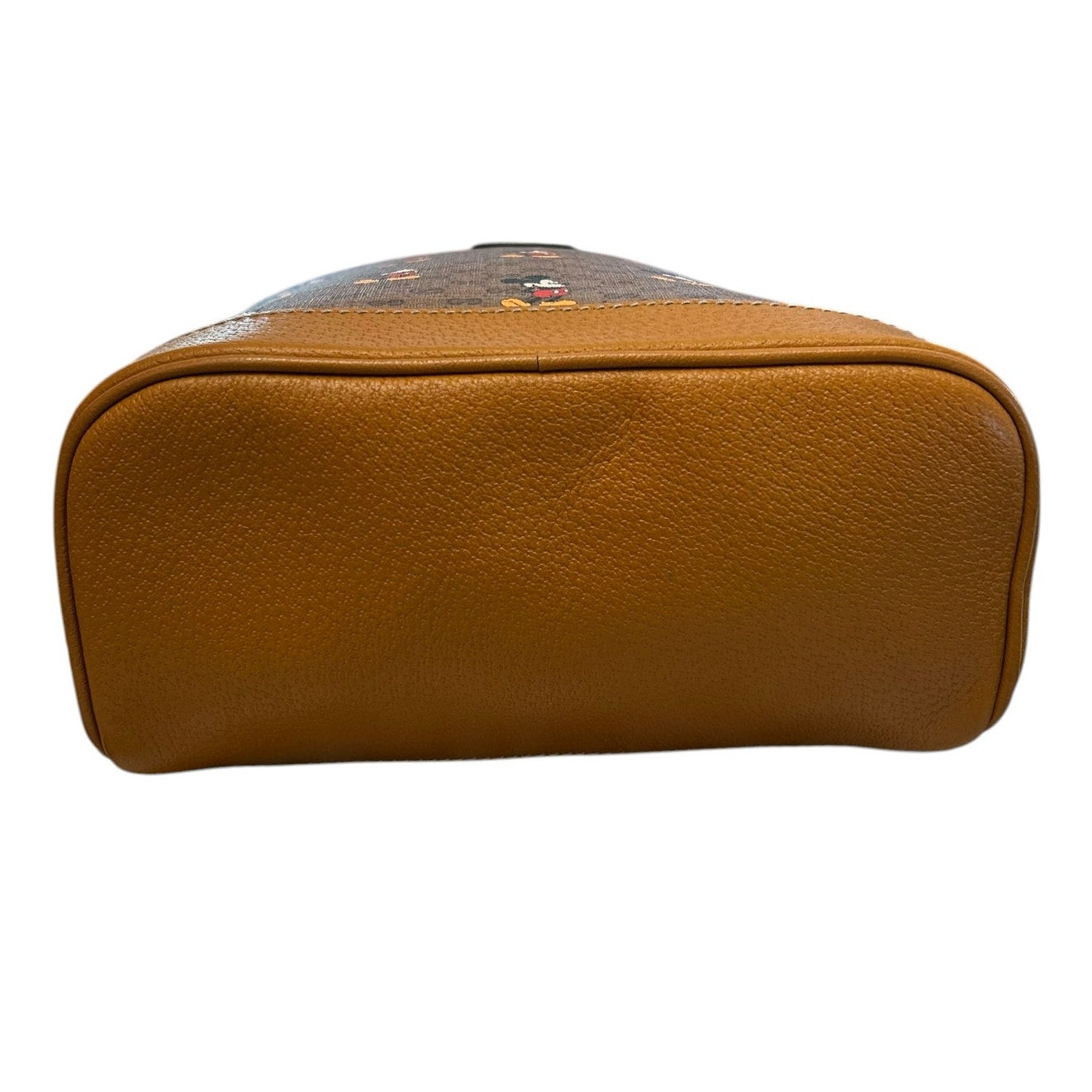 Gucci x Disney Tan Brown GG Supreme Mickey Mouse Dome Backpack