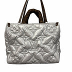Louis Vuitton Limited Edition Econyl Monogram Pillow Giant Onthego GM Silver Bag