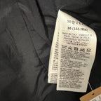 Alexander McQueen Seamed Leather Zip Up Vest Black Size 36 / US 0 Grunge Goth