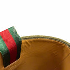 Gucci Slim Horsebit Accent Tall Boots Green Suede Womens Size 39 / US 9 Luxury