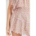 LoveShackFancy Memphis Mini Skirt Dainty Floral Print Pure Cotton Womens Small