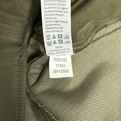 Spanx Olive Green Jean-Ish Faux Front Pocket Pull On Leggings Womens Medium