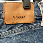 Moussy Vintage Jeans Aquebogue Straight Distressed Button Fly Cotton Womens 29