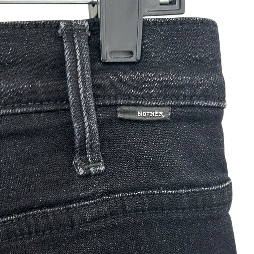 Mother Encounters At Night Black The Hustler Ankle Fray Jeans Womens 31 / 10